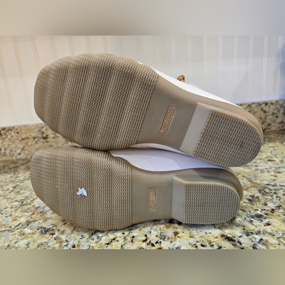 Sperry Top sider Saltwater Women duck boots Nylon Quilt Ivory Sz 9 - Picture 8 of 8